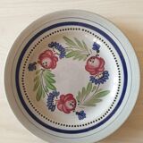 Large round dish Sarreguemines