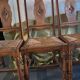 Lot de 6 chaises rustiques