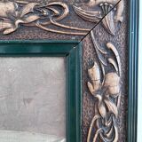 Antique original flower oil painting, yellow roses still life art