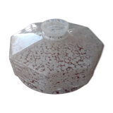 Lampshade in speckled white glass