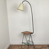 Floor lamp tablet and magazine holders 60s