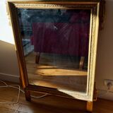 Old golden mirror