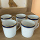 Coffee service CH. Field Haviland Limoges - 5 cups + saucers