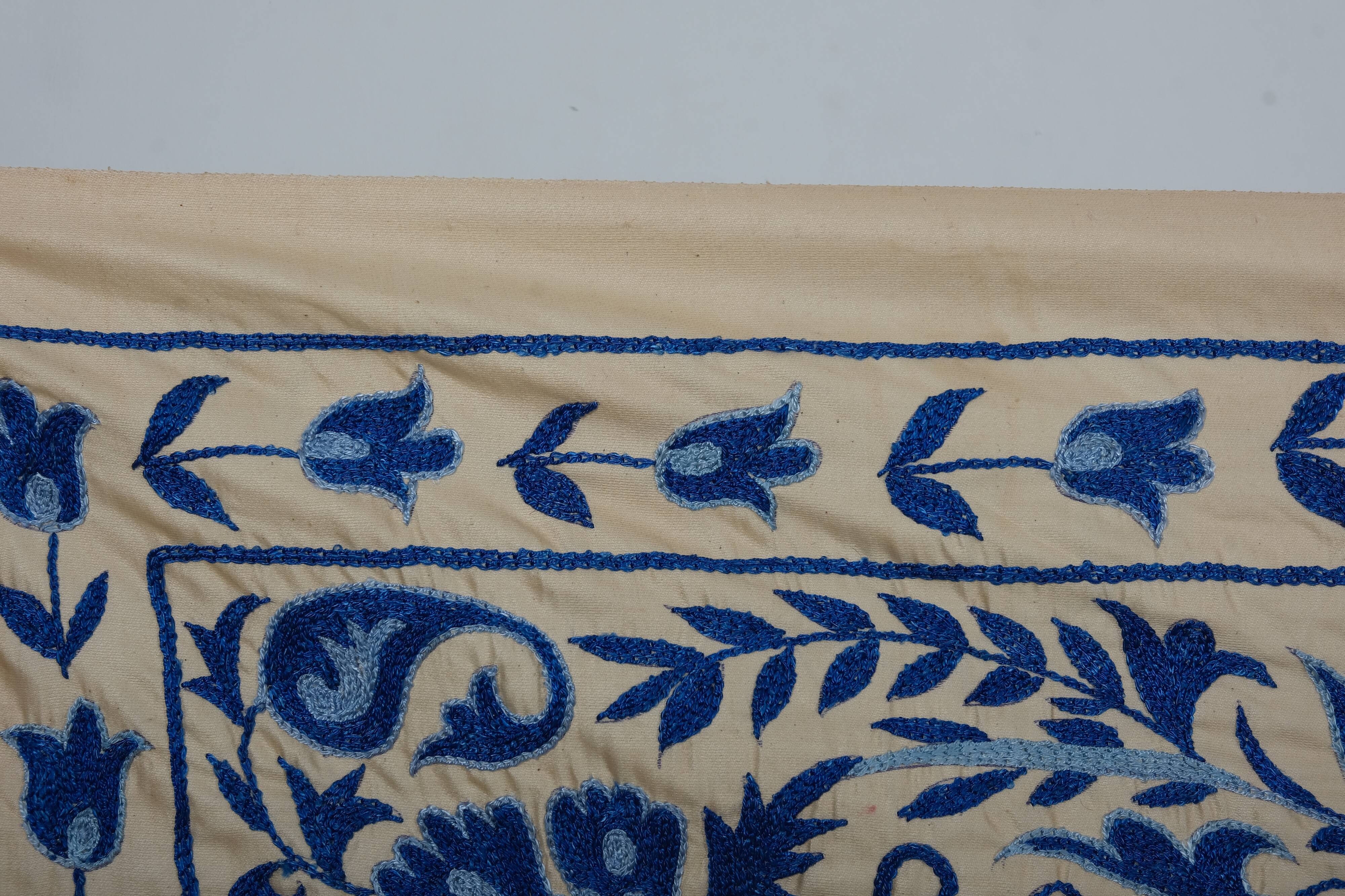 Hand knotted rug, vintage Turkish rug 52x188 cm