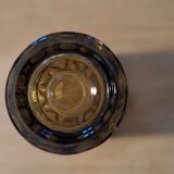 Smoked glass vase from the 70s