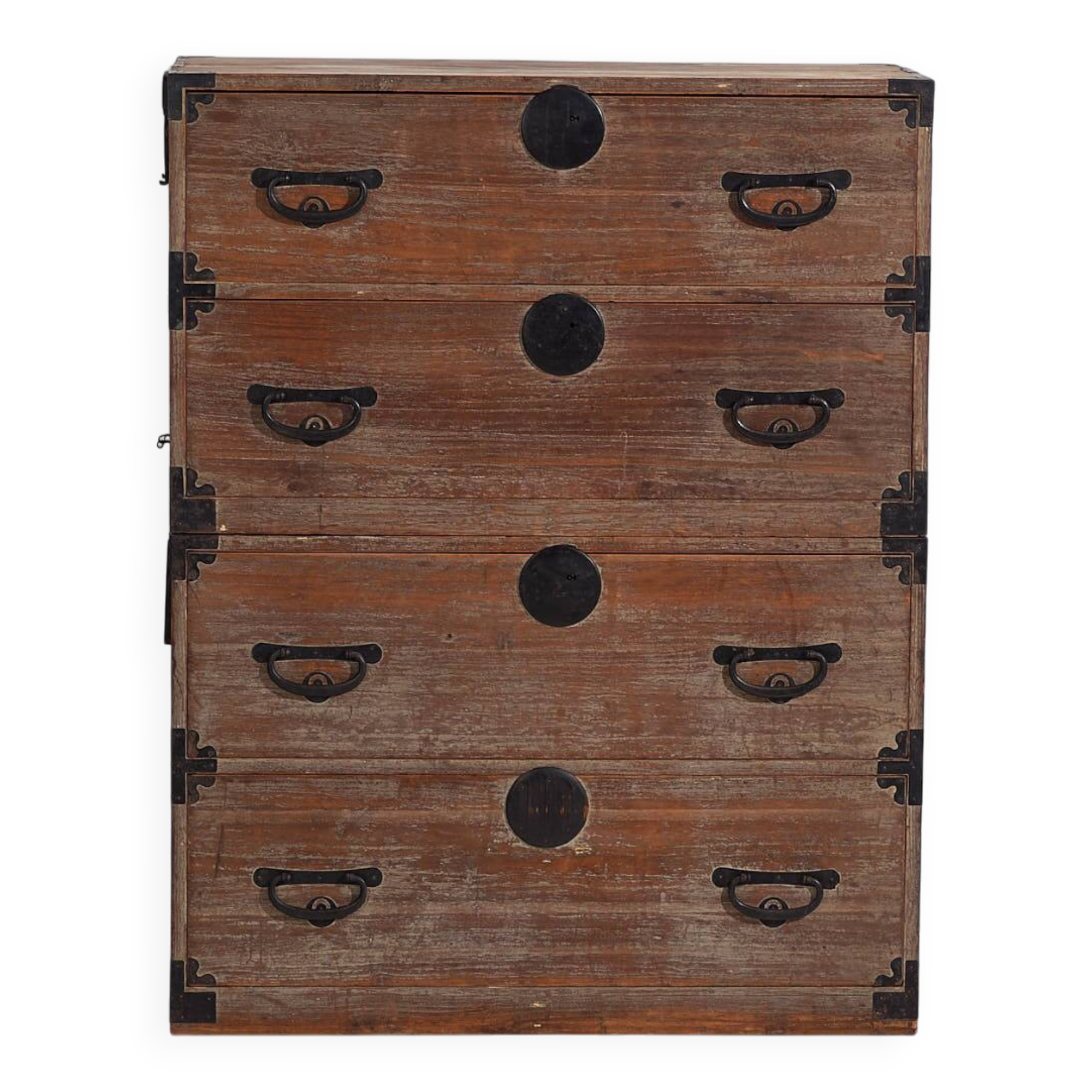 Old Japanese Tansu Chest – Meiji / Taishō Period (c.1868-1926) #24