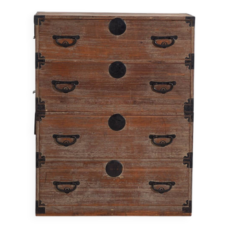Old Japanese Tansu Chest – Meiji / Taishō Period (c.1868-1926) #24