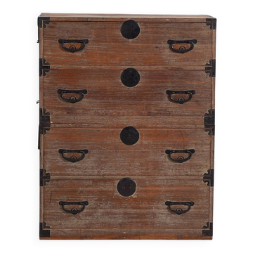 Old Japanese Tansu Chest – Meiji / Taishō Period (c.1868-1926) #24