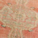 6x8 Vintage Pale Red Classic Rug, 179x254Cm