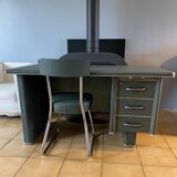 1950s workshop desk and chair