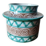 Water butter dish in ceramic – Robert Picault, Vallauris – Signed