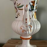 Stamped ceramic vase