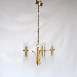 Brass chandelier 1970