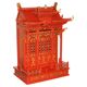 Armoire Chinoise Vintage à Toit Pagode, Très Décorative
