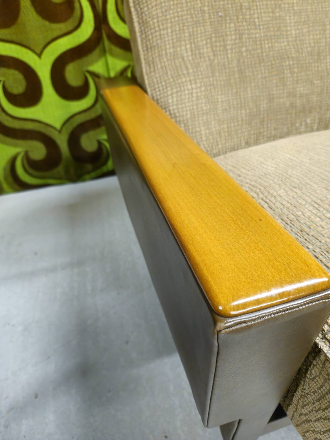 Canapé daybed vintage 1970" 