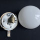Baby Plafonnier applique opaline ronde minimaliste