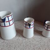 Vintage HBCM Béarn Pitchers-lot of 3