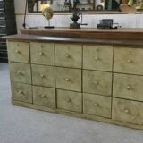 Meuble de métier patiné 24 tiroirs 1950’s