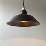 Pair of old industrial steel suspensions