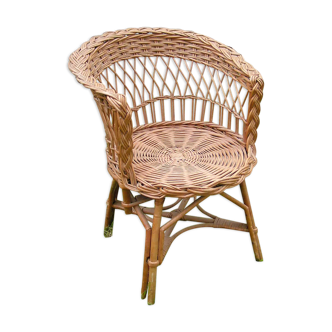 Rattan armchair