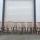 10 bistro chairs troquet "menuet" baumann 1970