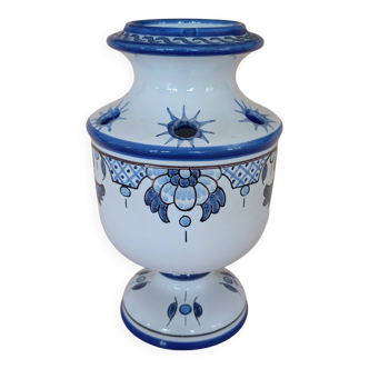 Flowerpot vase A. Montagnon JM (Nevers)