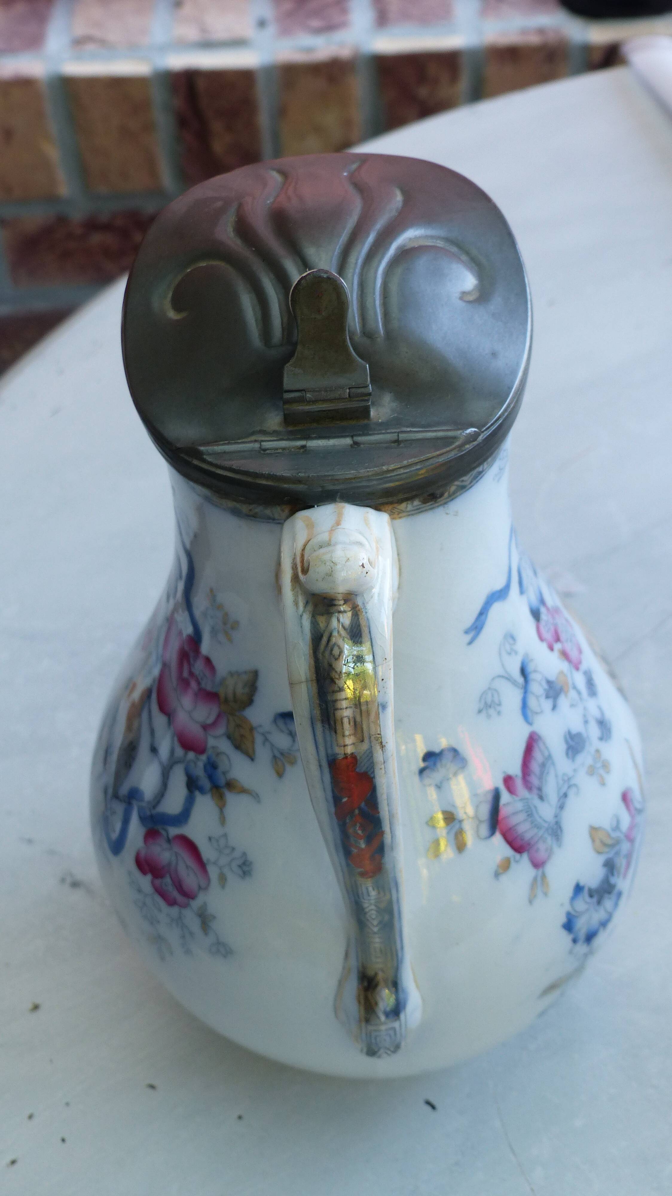 Japanese porcelain pitcher