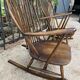 Pair of rocking chairs ercol lucian ercolani vintage design