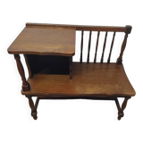 Antique vintage telephone bench furniture