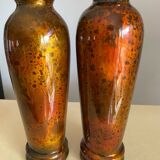 Vietnamese lacquered wooden vase
