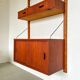 Danish wall shelf with one bay