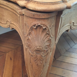 Bleached oak dining table