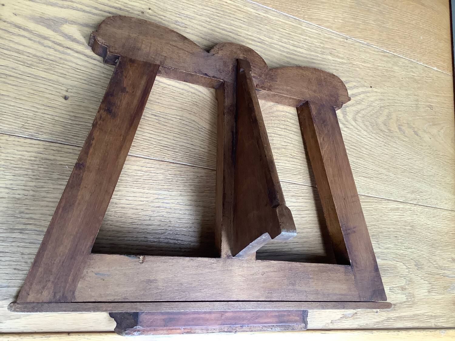 Old reading desk table lectern