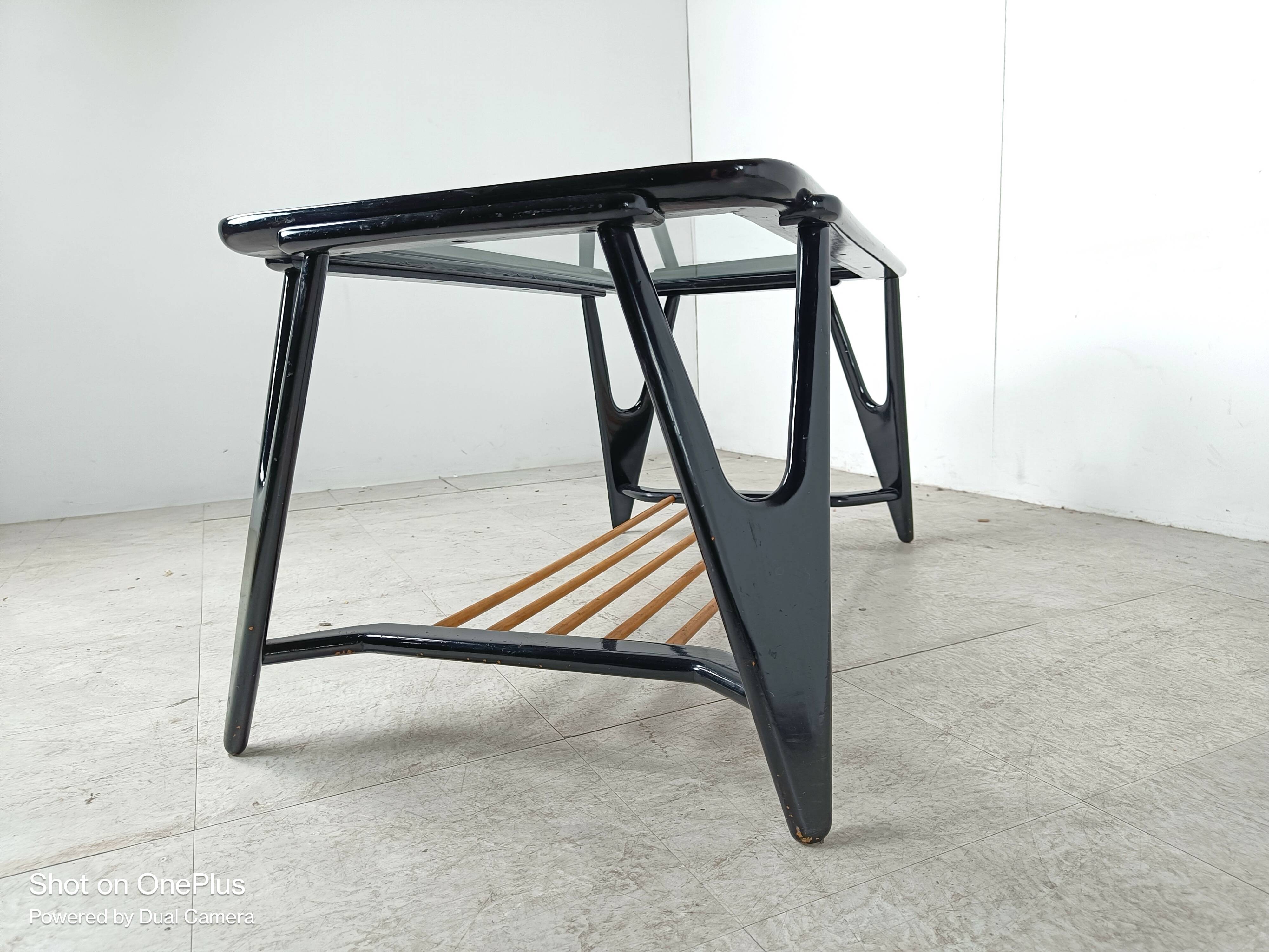 Table basse vintage par De Ster Gelderland, 1950