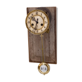 Antique Gustav Becker German Wall clock movement, Wood base, GB Movement 1900s