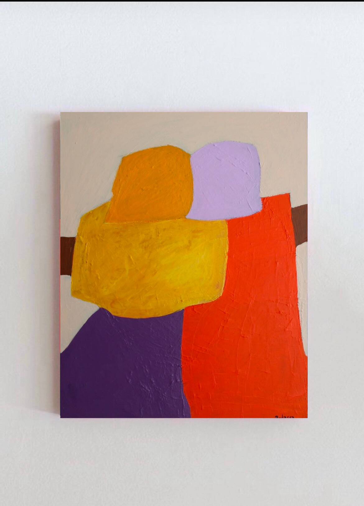 Original canvas art "Come Closer" 55x45cm by Bodasca