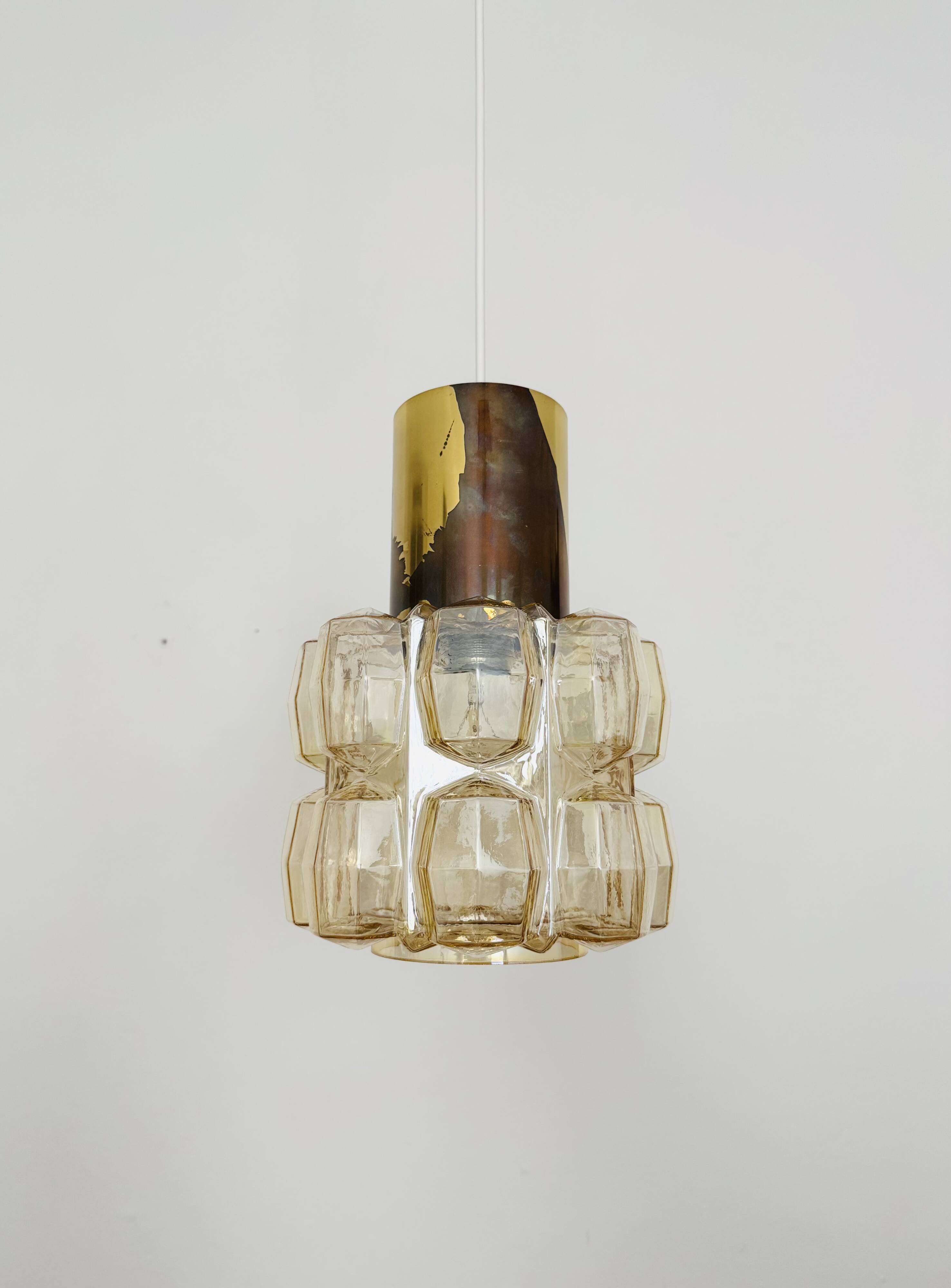 Bubble Glass Pendant Lamp by Helena Tynell for Glashütte Limburg
