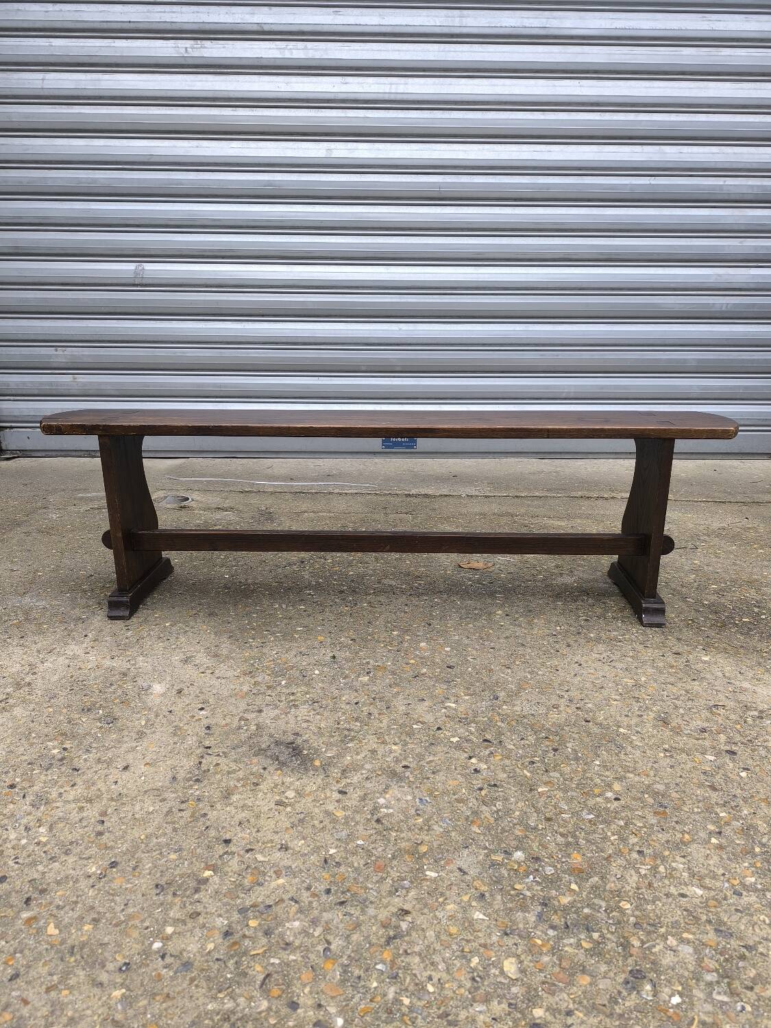 Banc d'église en bois début XXème