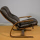 Relax armchair with footrest 1970