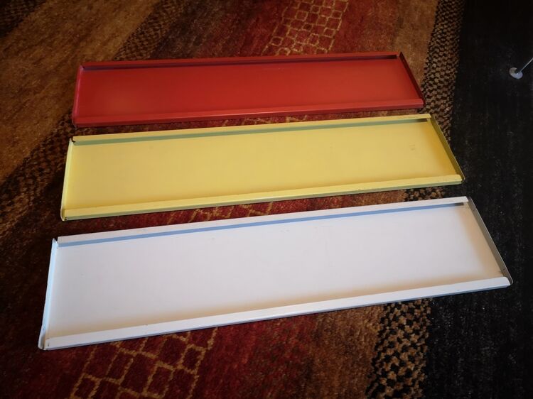 Etagère métallique tomado pocket 3 planches, années 1950/1960
