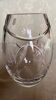 Vase cristal  taille  oeuf
