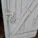 Small solid antique wooden shutter, 104cm high x 54cm wide