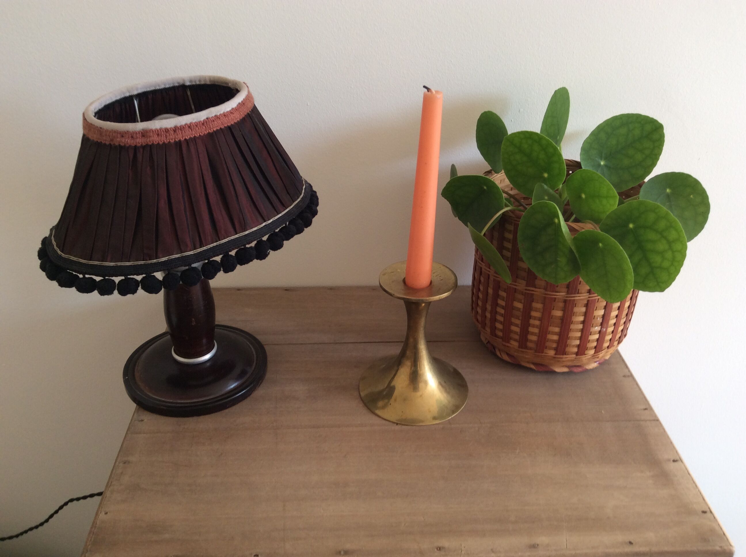 Brass candle holder