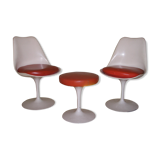 Tulip stool and chairs by Eero Saarinen