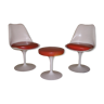 Tulip stool and chairs by Eero Saarinen