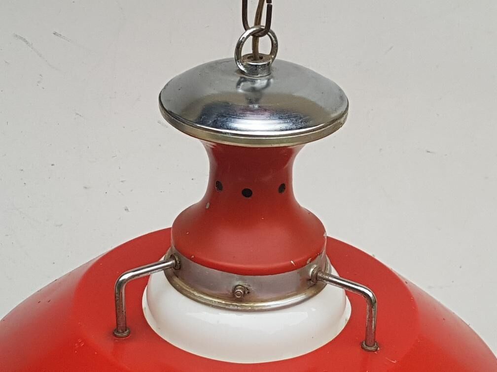 Metal and glass chandelier style boat