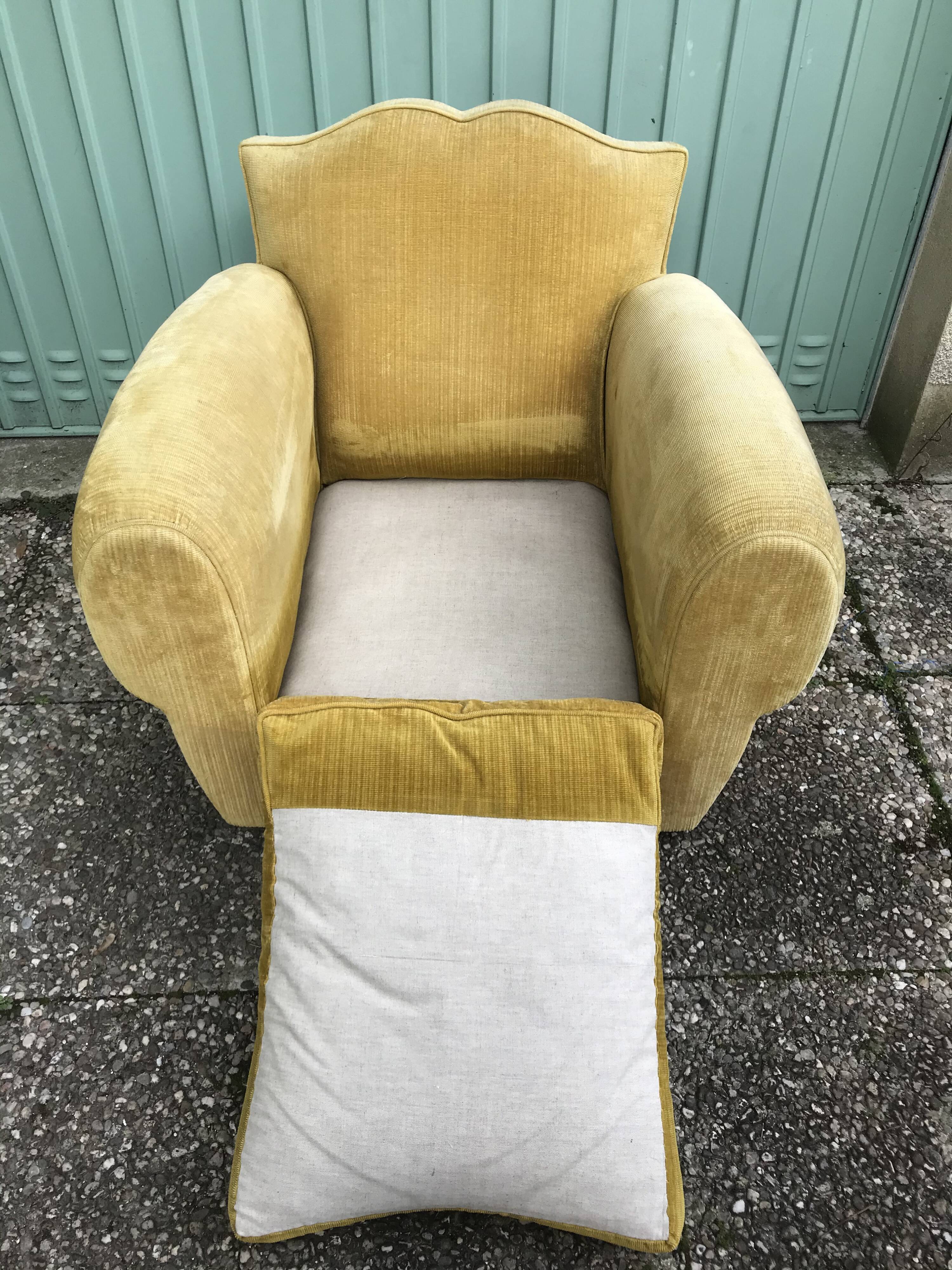 Ancien fauteuil club 1970