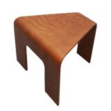 1970s designer coffee table in plywood