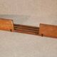 Modernist Art Deco coat racks in limed brown oak