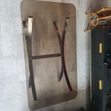 Vintage glass coffee table